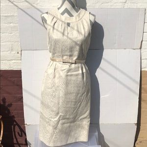 Tahari white work dress size 4